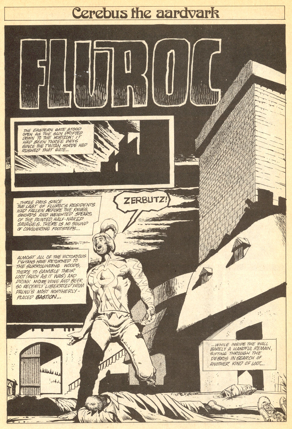 Read online Cerebus comic -  Issue #18 - 4