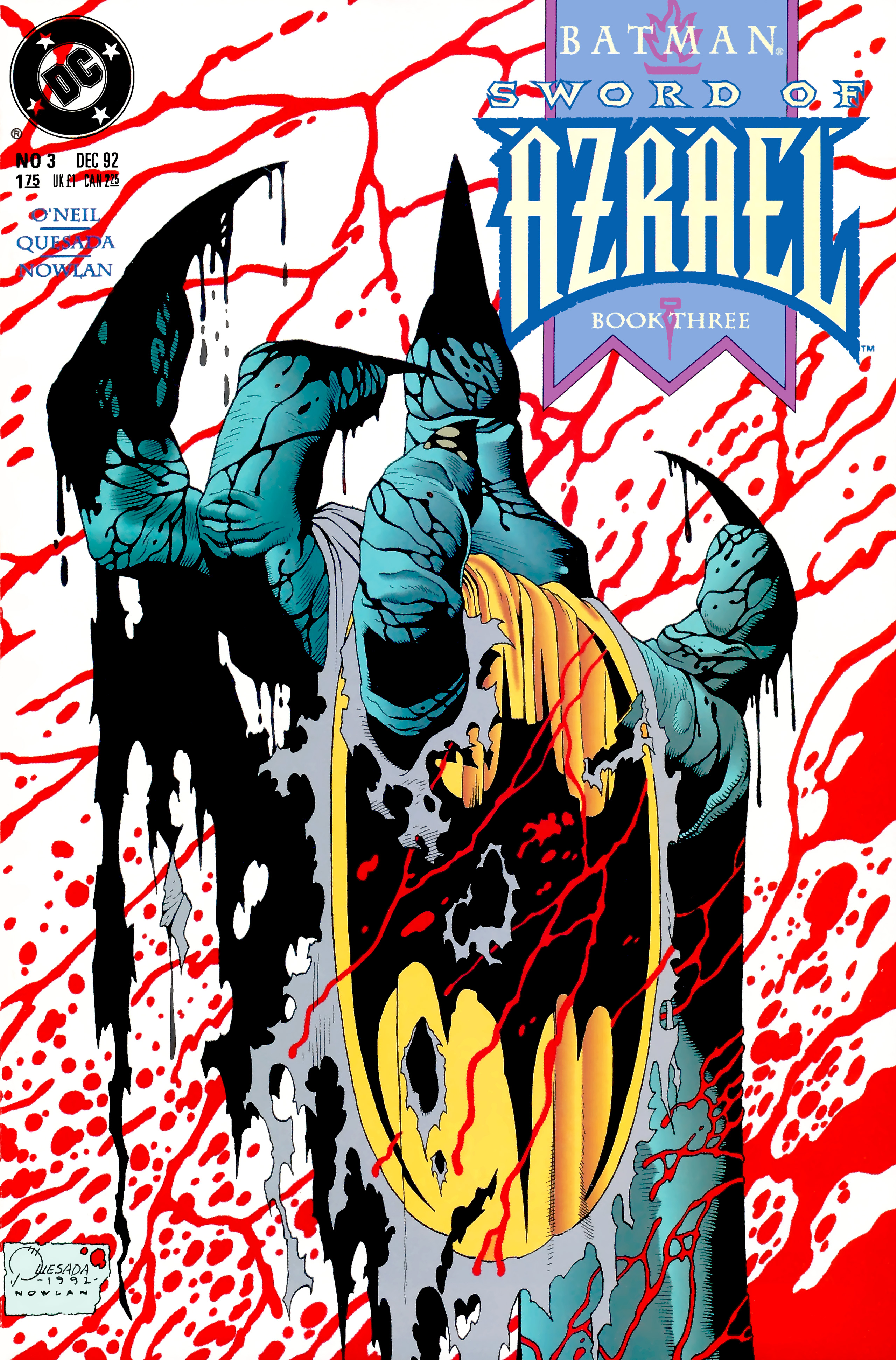 Read online Batman: Sword of Azrael comic -  Issue #3 - 24