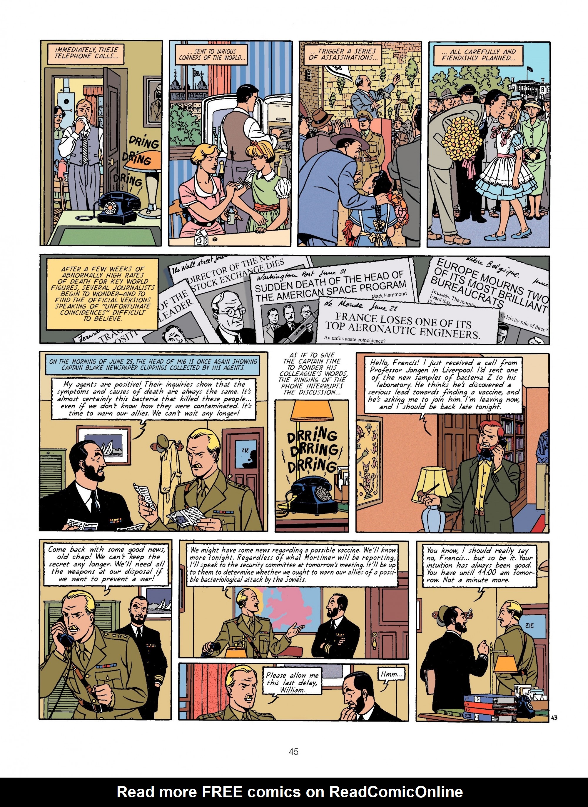 Read online Blake & Mortimer comic -  Issue #8 - 45