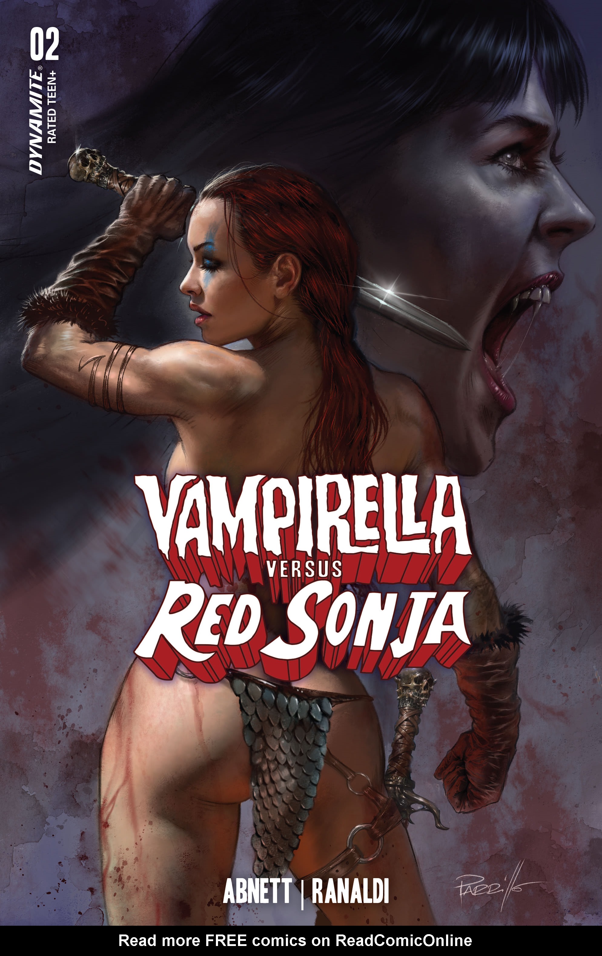 Read online Vampirella Vs. Red Sonja comic -  Issue #2 - 1
