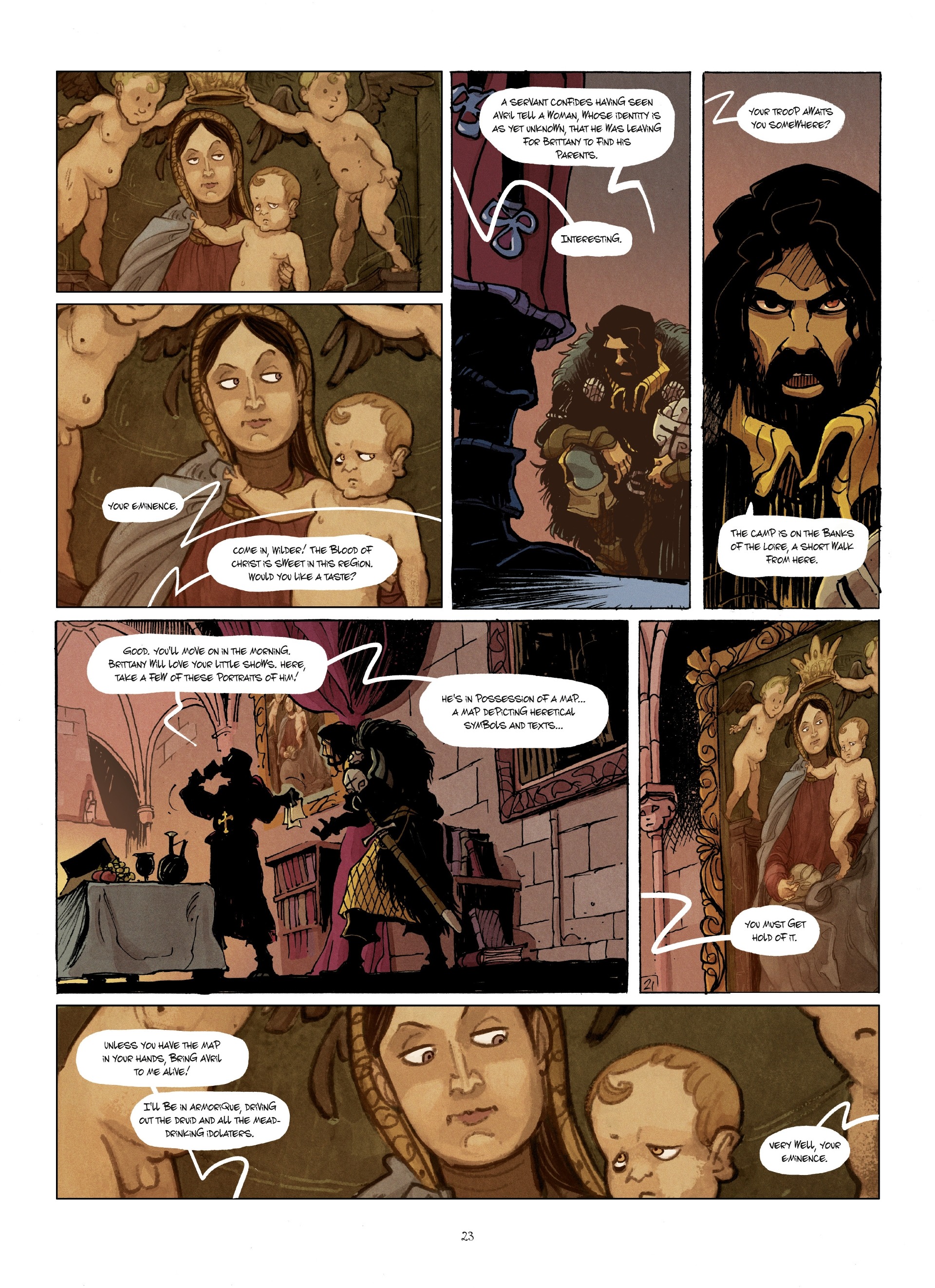 Read online Cinq Avril: The Heir of da Vinci comic -  Issue # Full - 25