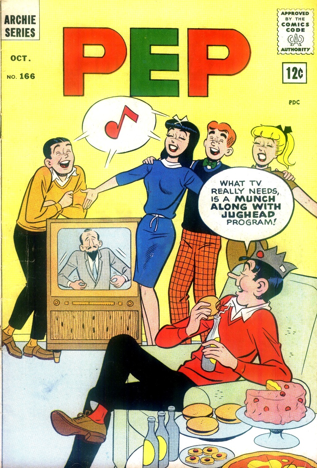 Read online Pep Comics comic -  Issue #166 - 1