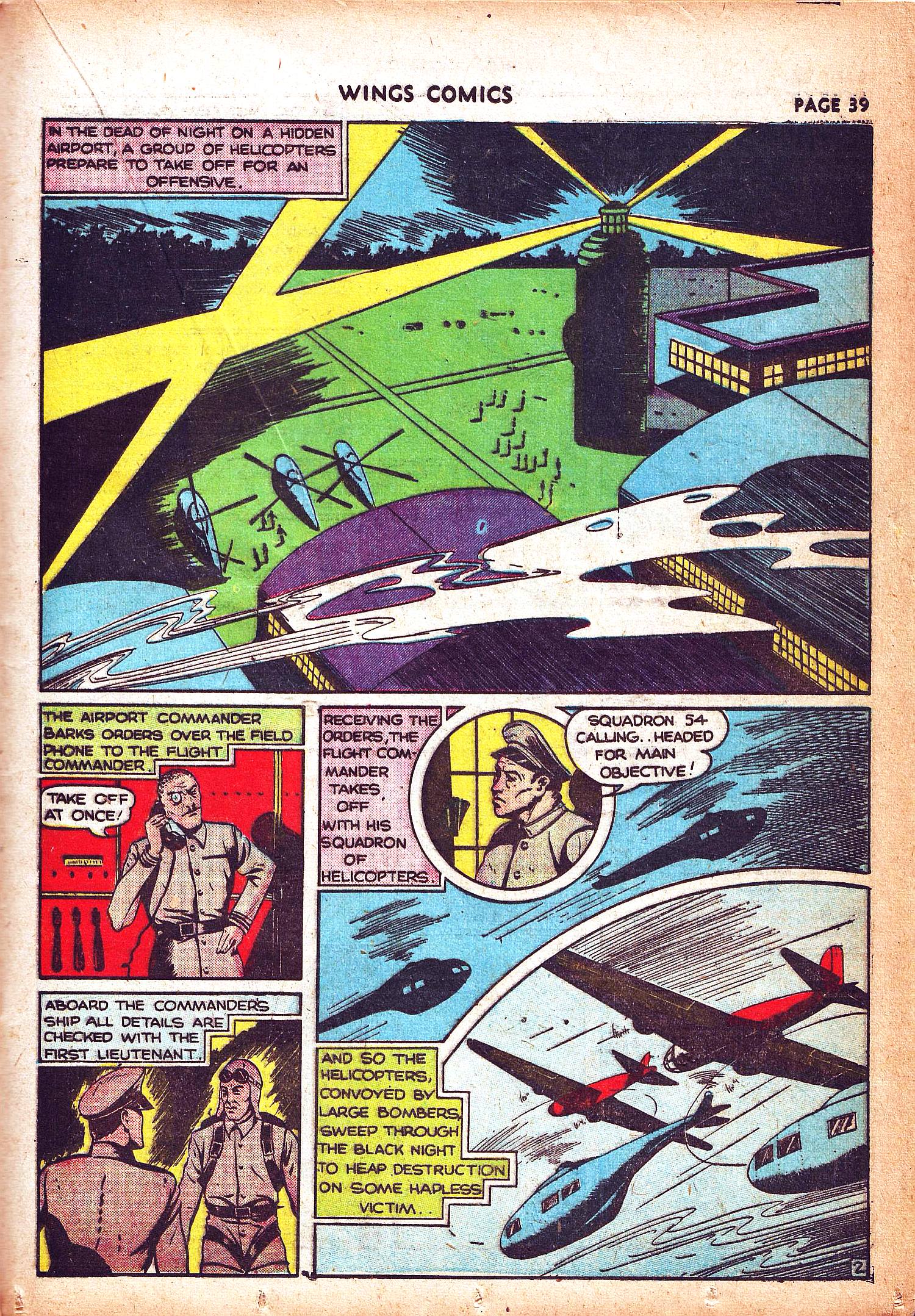 Read online Wings Comics comic -  Issue #3 - 41