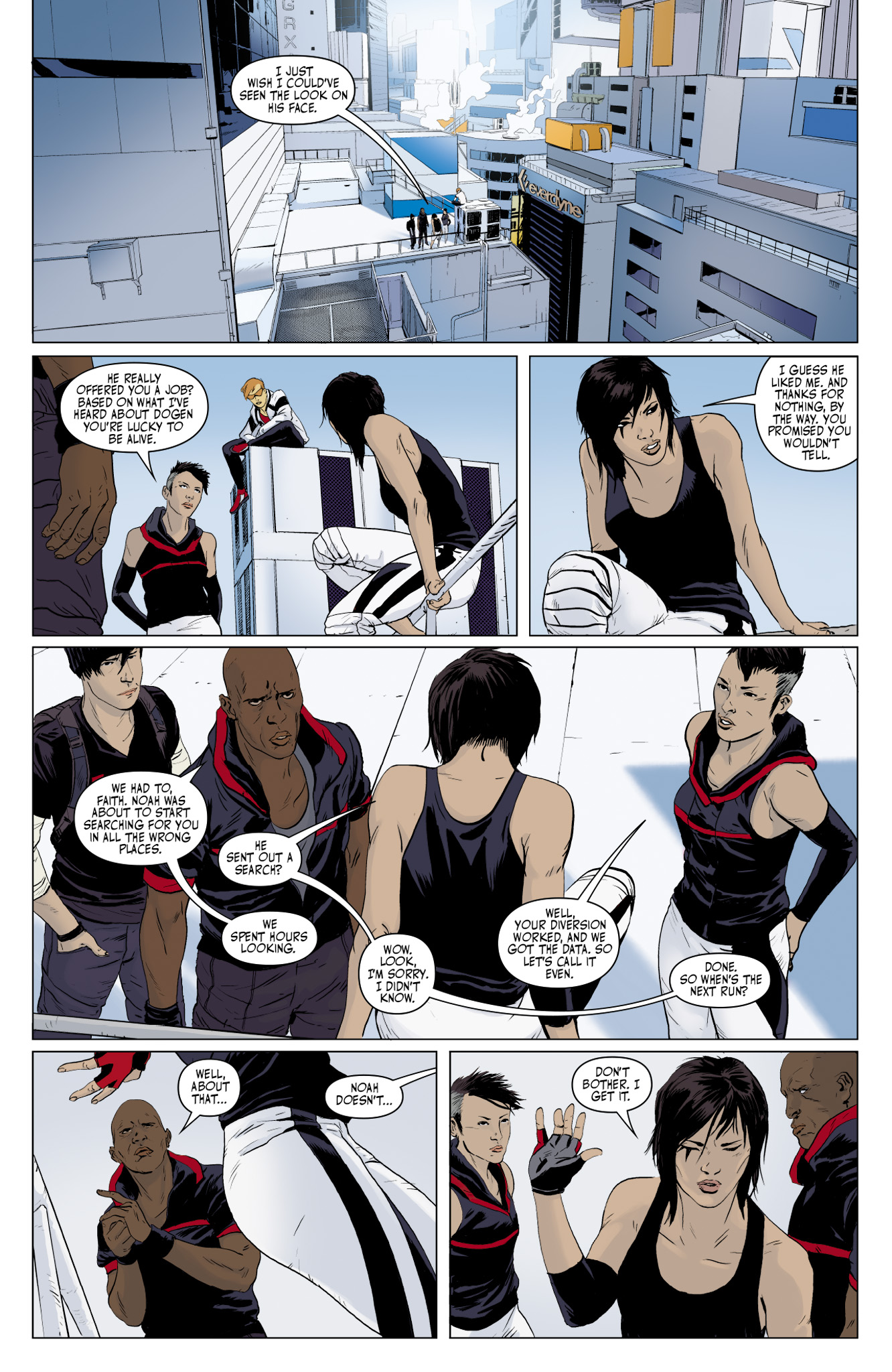 Read online Mirror's Edge: Exordium comic -  Issue #1 - 19