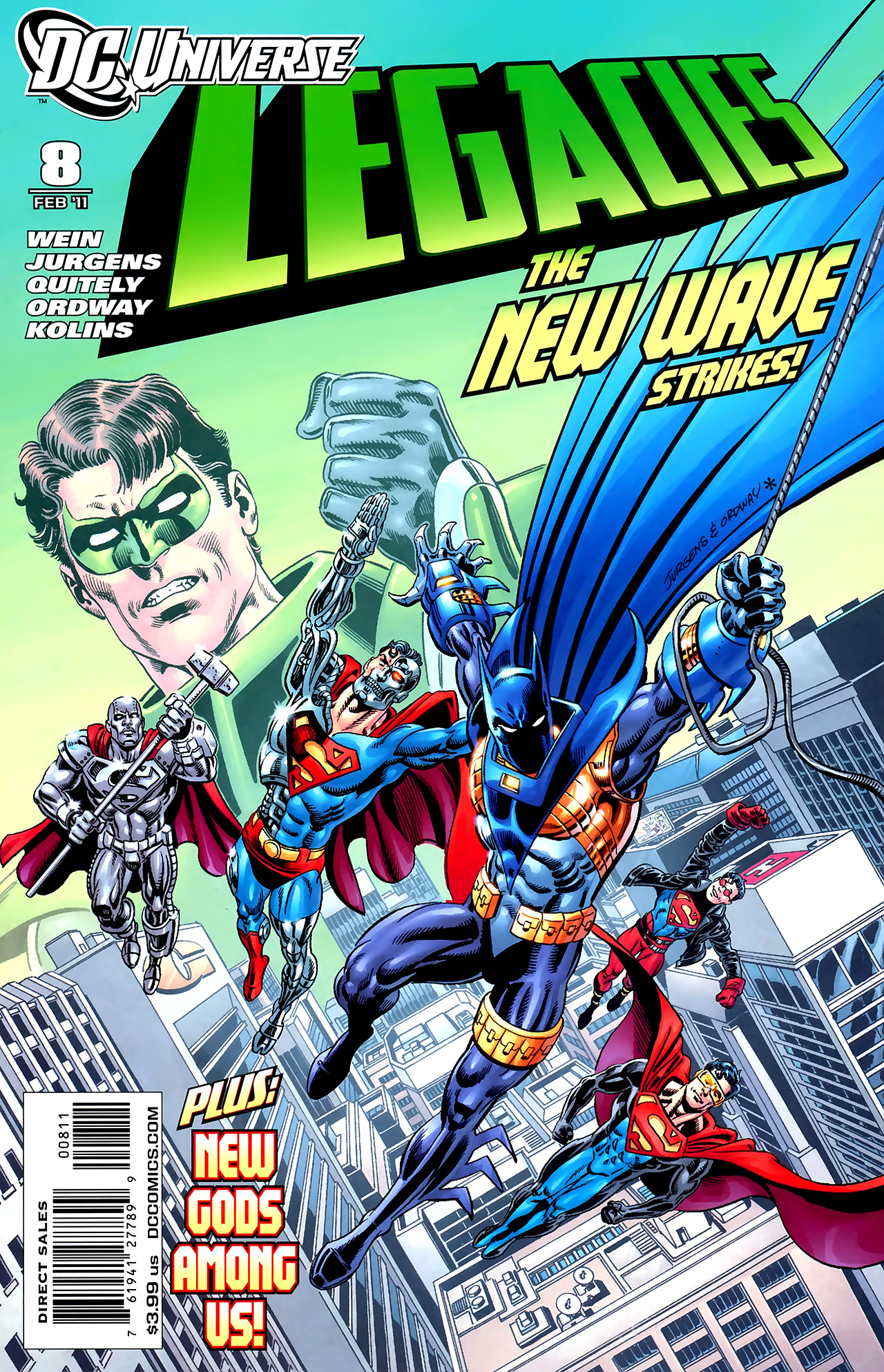 Read online DCU: Legacies comic -  Issue #8 - 1