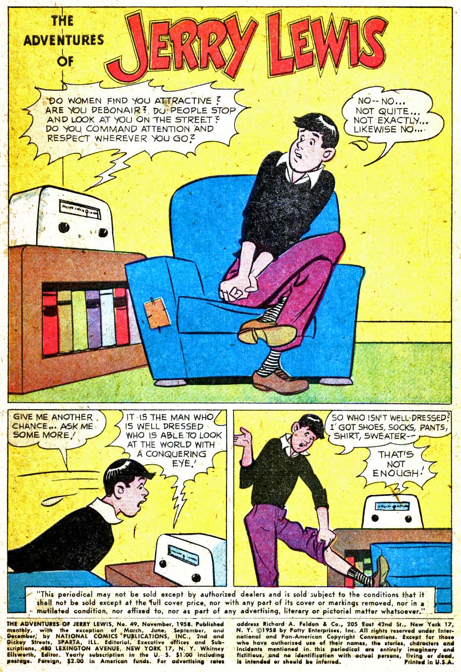 Read online The Adventures of Jerry Lewis comic -  Issue #49 - 3