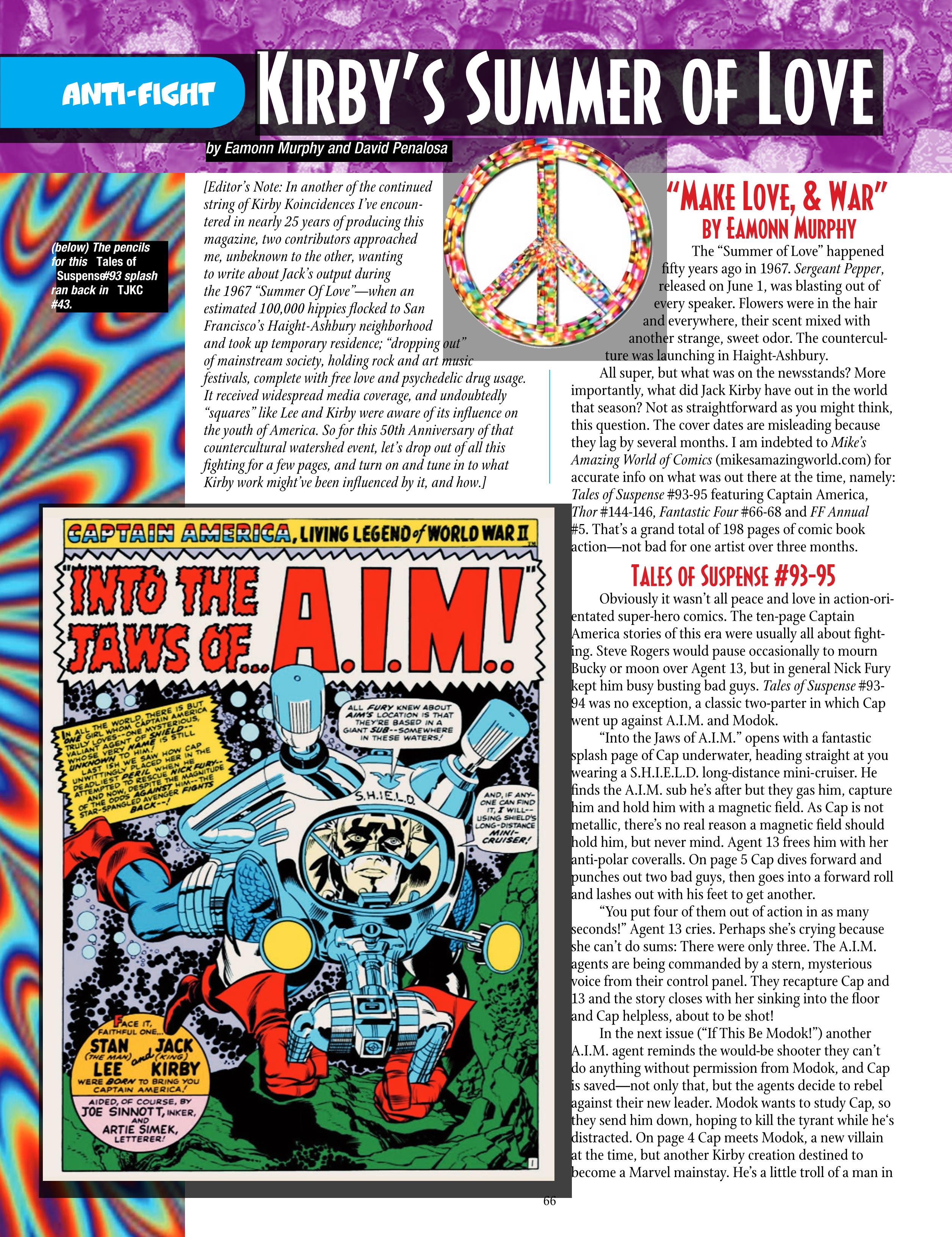 Read online The Jack Kirby Collector comic -  Issue #72 - 68