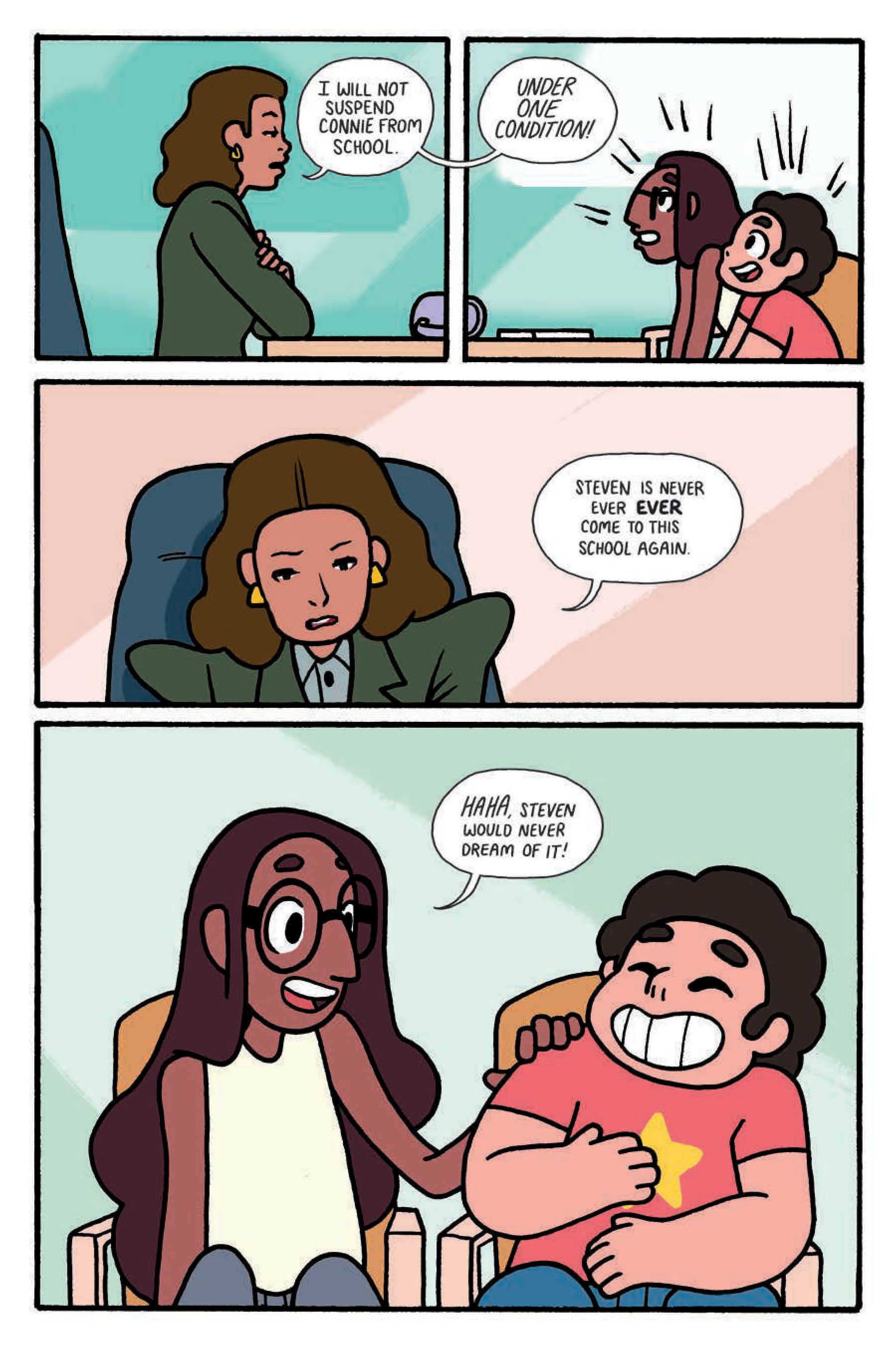 Read online Steven Universe: Too Cool For School comic -  Issue # TPB - 135