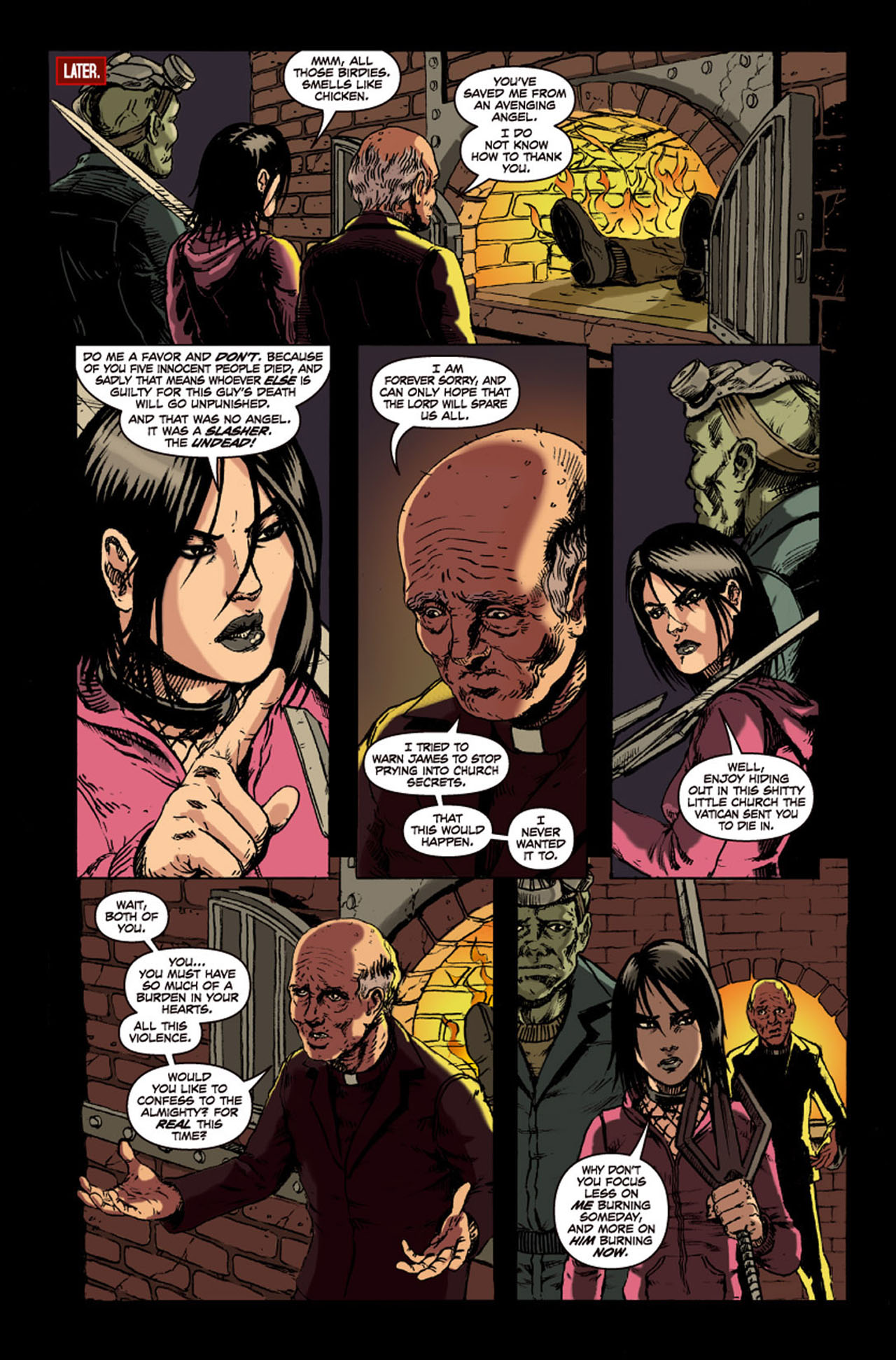 Read online Hack/Slash & Mercy Sparx: A Slice of Hell comic -  Issue #1 - 9