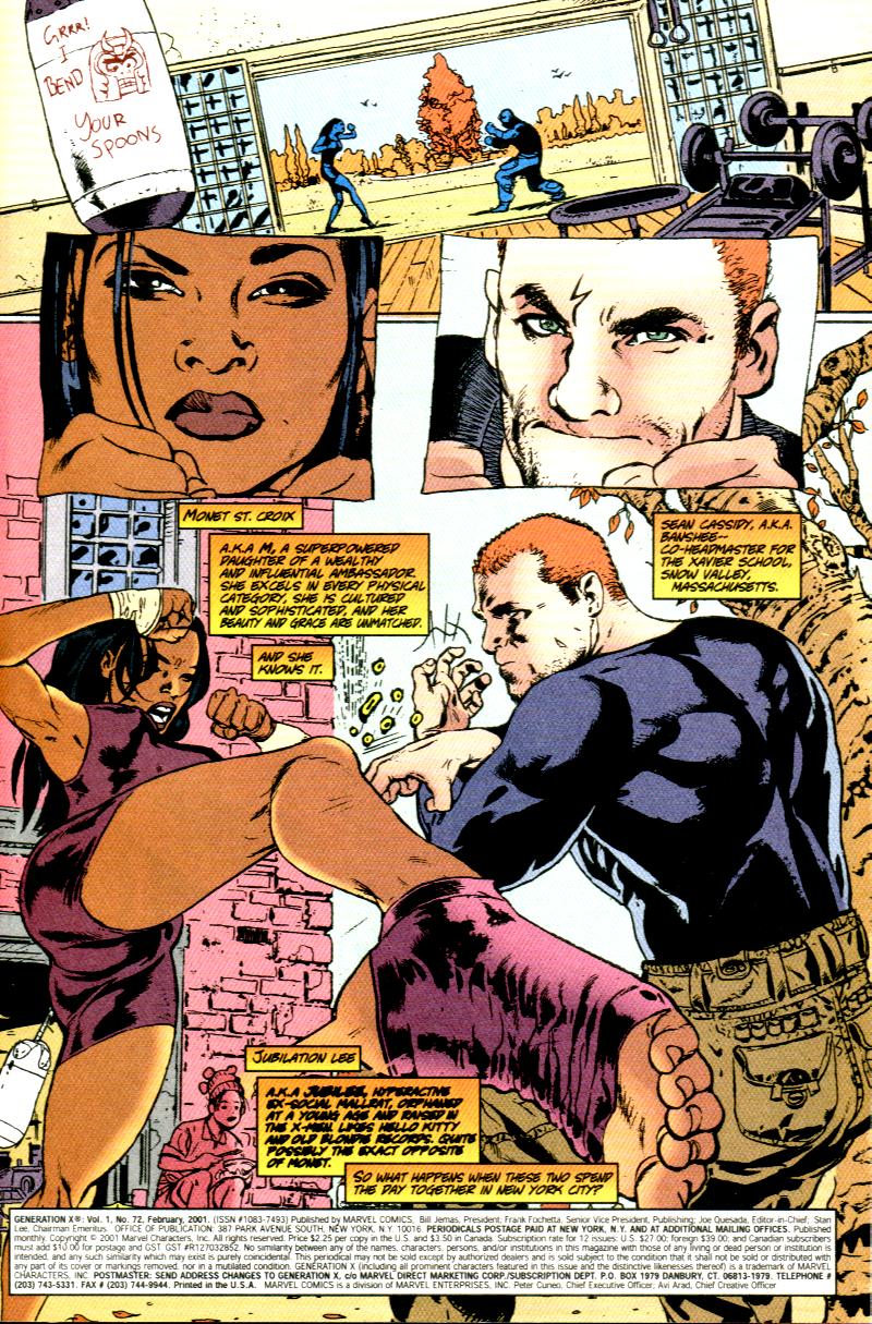 Read online Generation X comic -  Issue #72 - 2