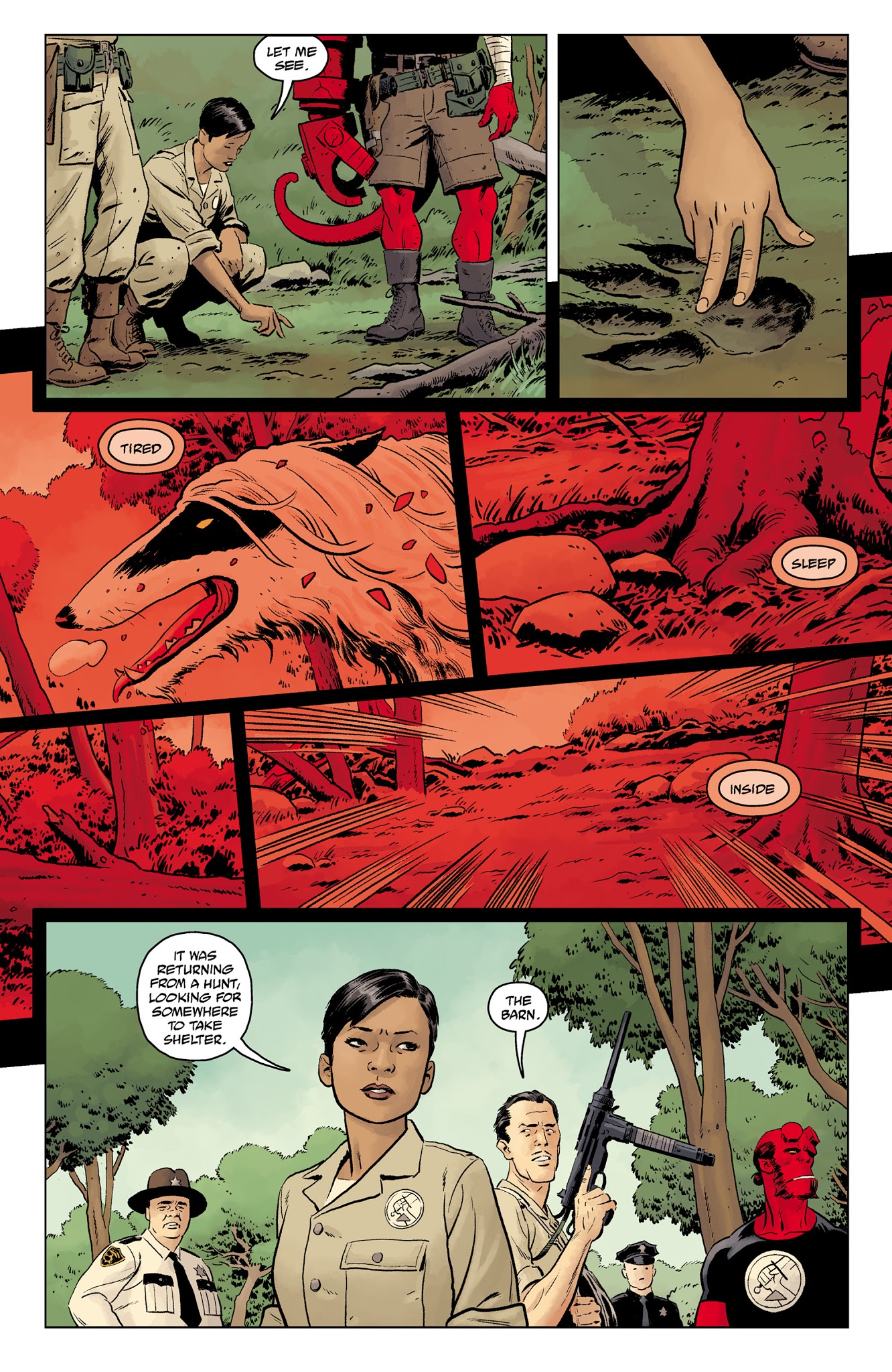 Read online Hellboy and the B.P.R.D.: 1953 - Beyond the Fences comic -  Issue #2 - 13