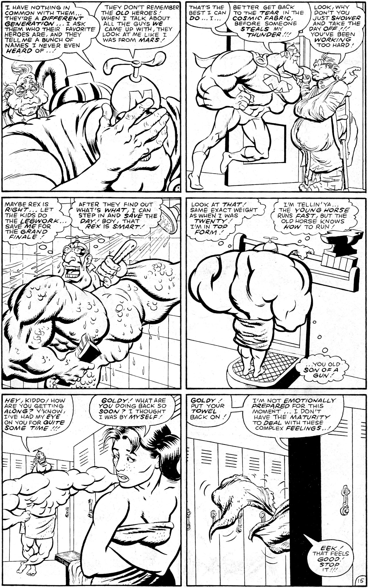 Read online Megaton Man Meets The Uncatergorizable X-Them comic -  Issue # Full - 17