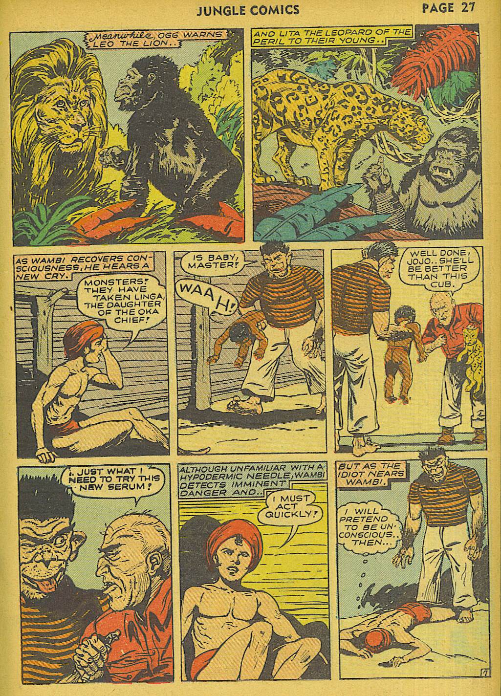 Read online Jungle Comics comic -  Issue #30 - 31