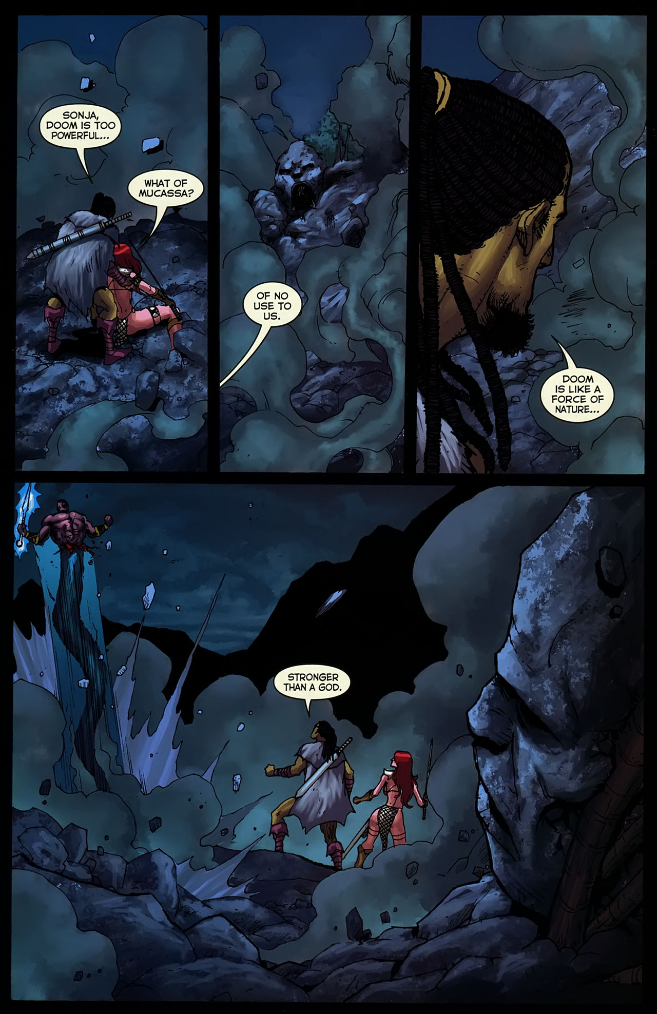 Read online Sword of Red Sonja: Doom of the Gods comic -  Issue #4 - 12