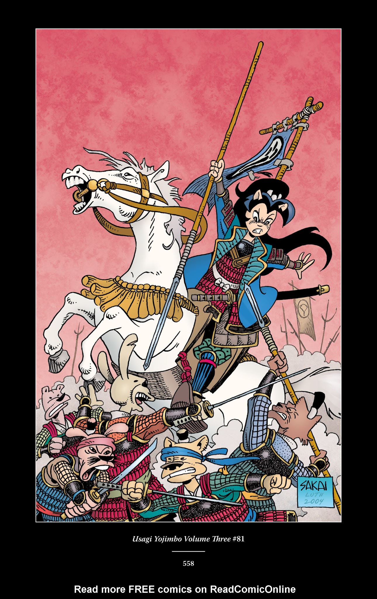 Read online The Usagi Yojimbo Saga comic -  Issue # TPB 5 - 551