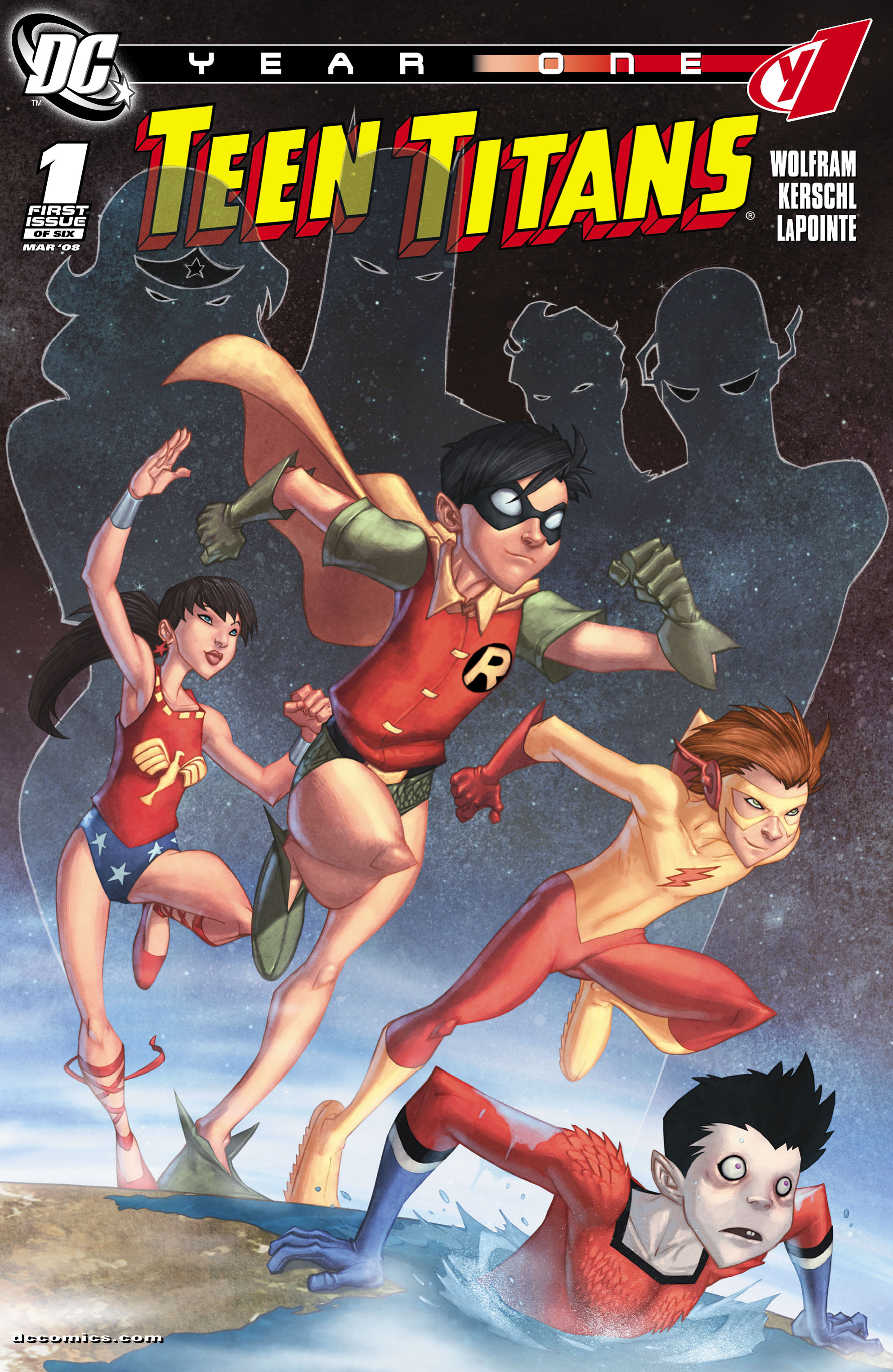 Read online Teen Titans: Year One comic -  Issue #1 - 1
