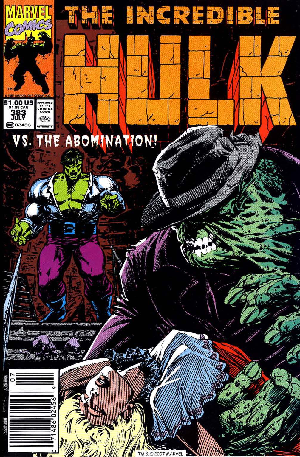 Read online The Incredible Hulk (1968) comic -  Issue #383 - 1