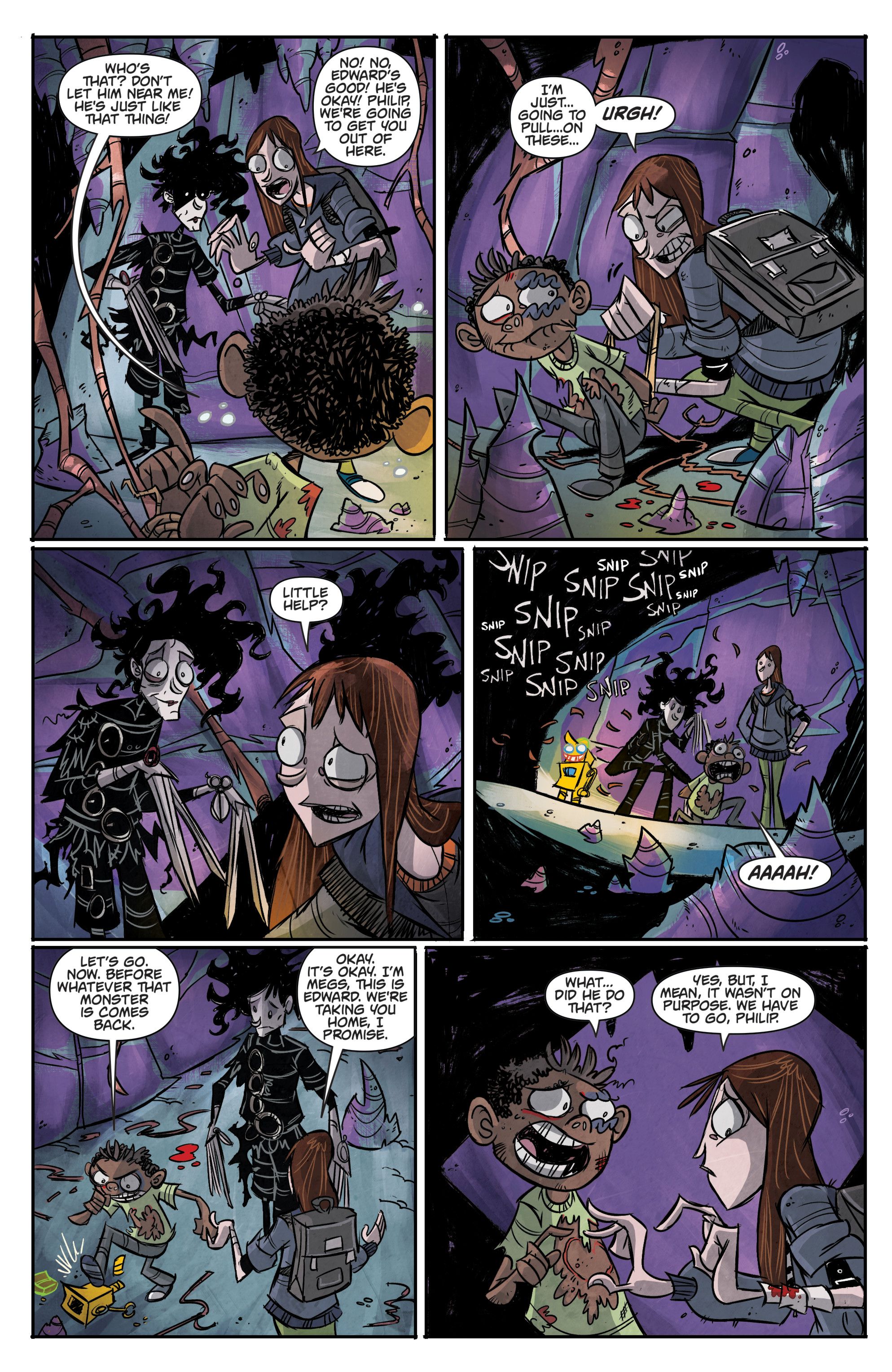 Read online Edward Scissorhands comic -  Issue #5 - 11