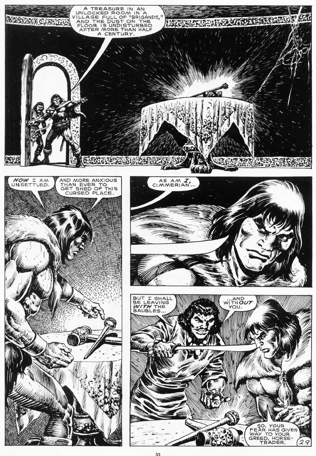 Read online The Savage Sword Of Conan comic -  Issue #155 - 34