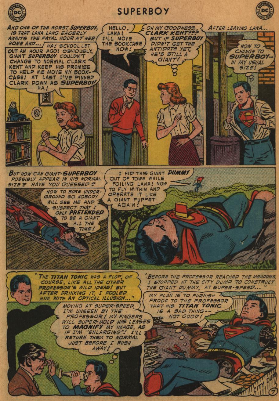 Read online Superboy (1949) comic -  Issue #50 - 28