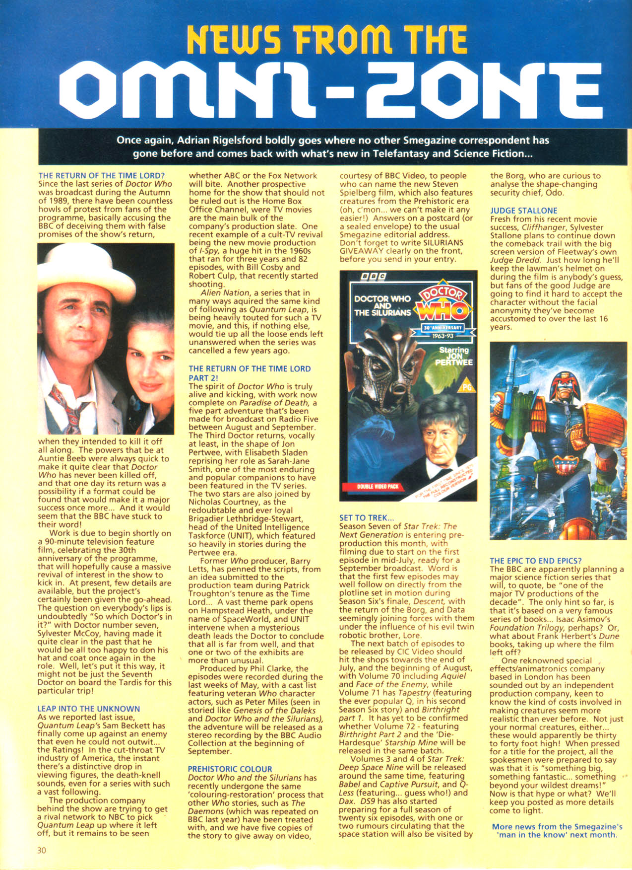 Read online Red Dwarf Smegazine (1993) comic -  Issue #4 - 30