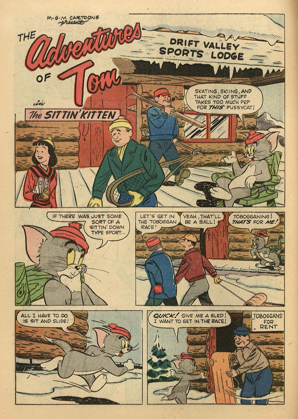 Read online M.G.M.'s Tom and Jerry's Winter Fun comic -  Issue #5 - 86