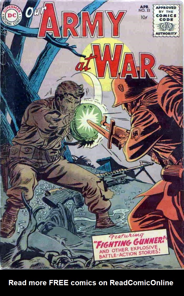 Read online Our Army at War (1952) comic -  Issue #33 - 1