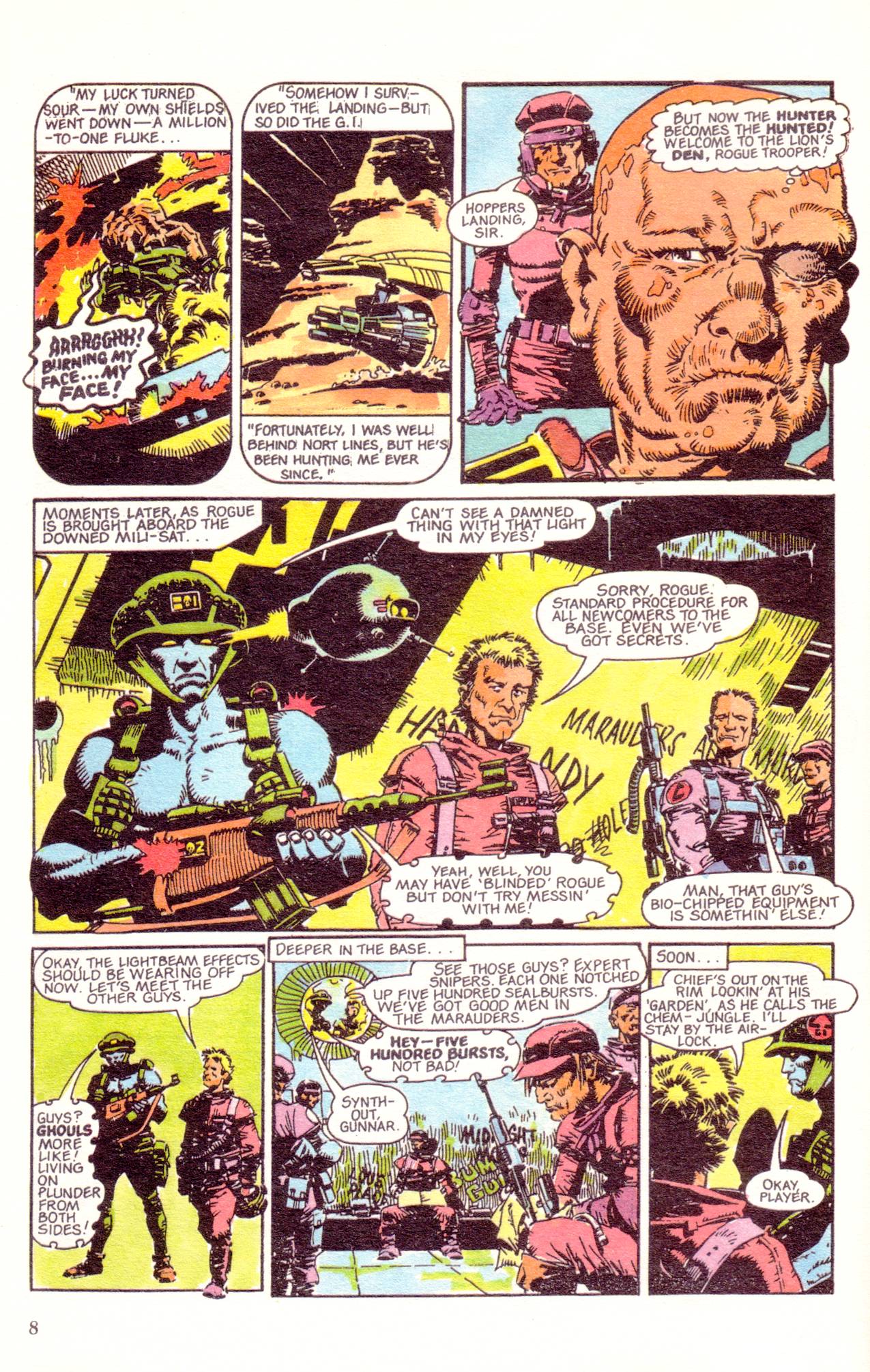 Read online Rogue Trooper (1986) comic -  Issue #8 - 9