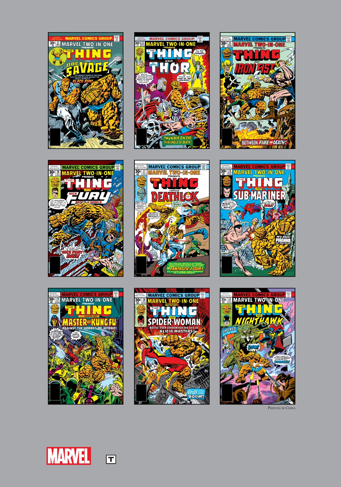 Read online Marvel Masterworks: Marvel Two-In-One comic -  Issue # TPB 3 - 300