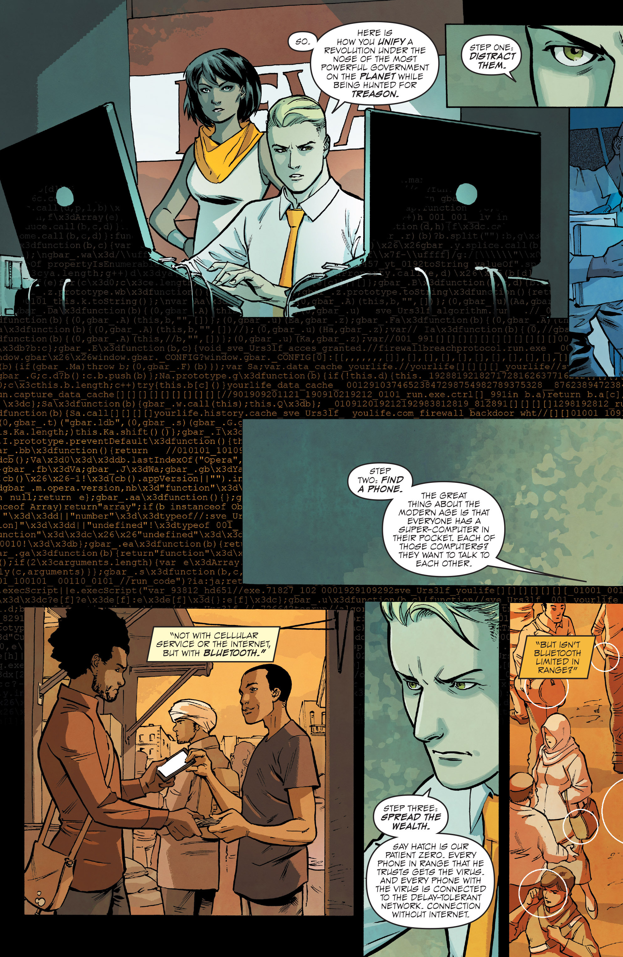 Read online Hacktivist comic -  Issue #3 - 16