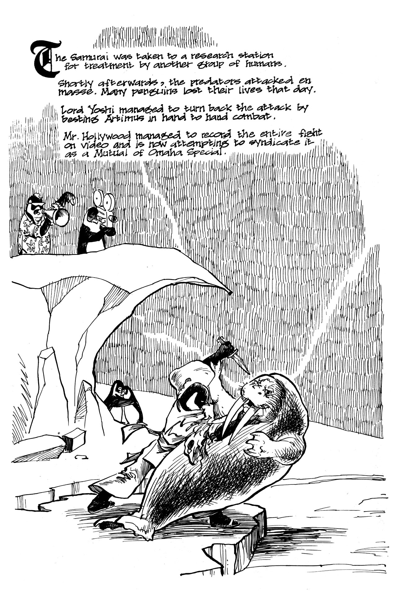 Read online Samurai Penguin comic -  Issue #7 - 7