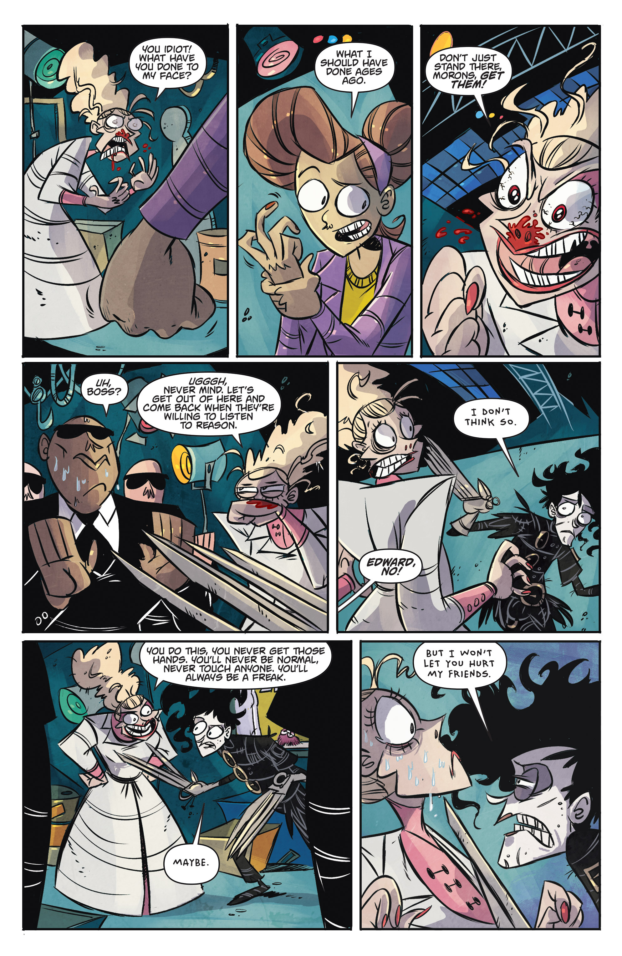 Read online Edward Scissorhands comic -  Issue #10 - 18