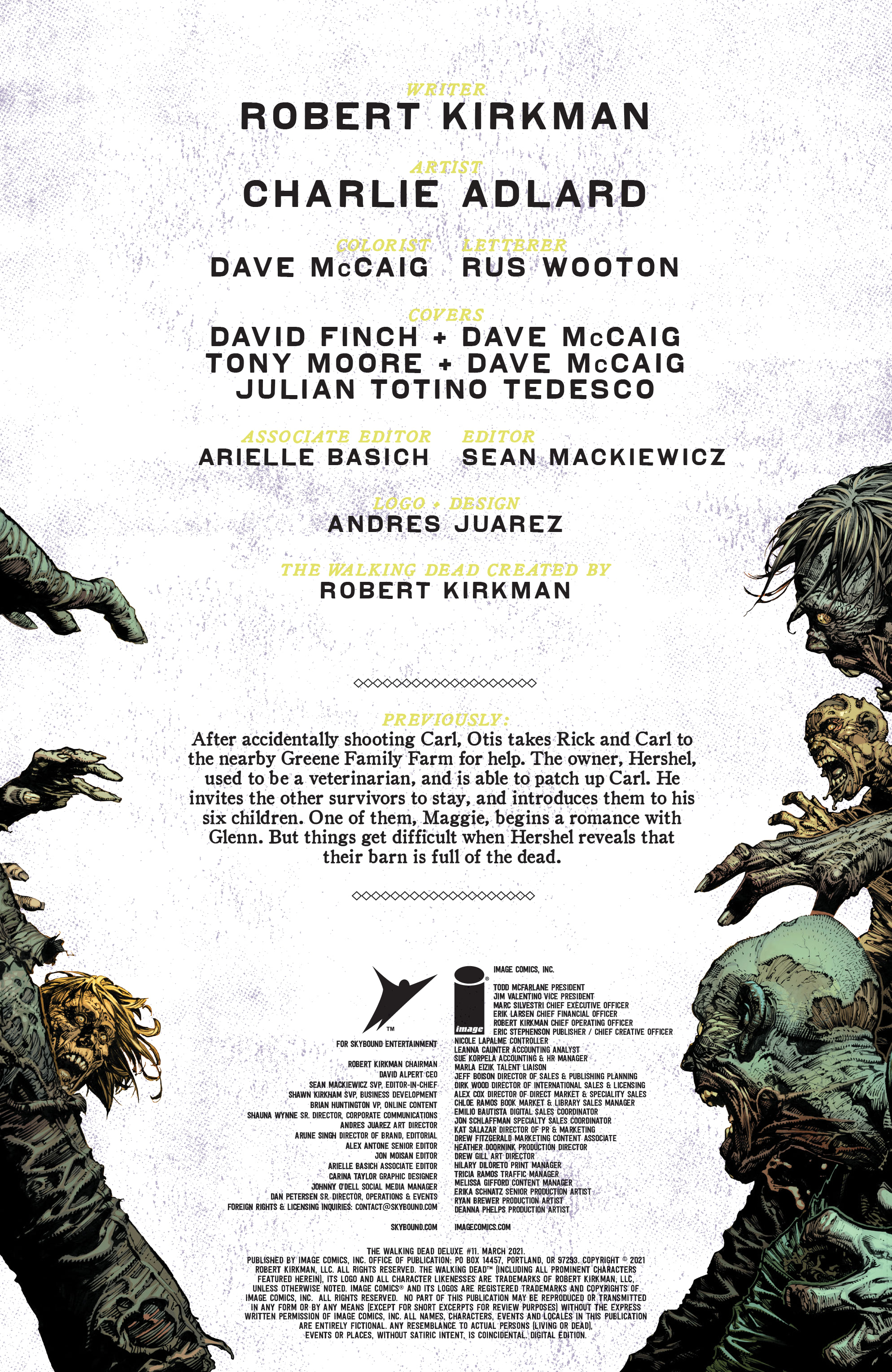 Read online The Walking Dead Deluxe comic -  Issue #11 - 2