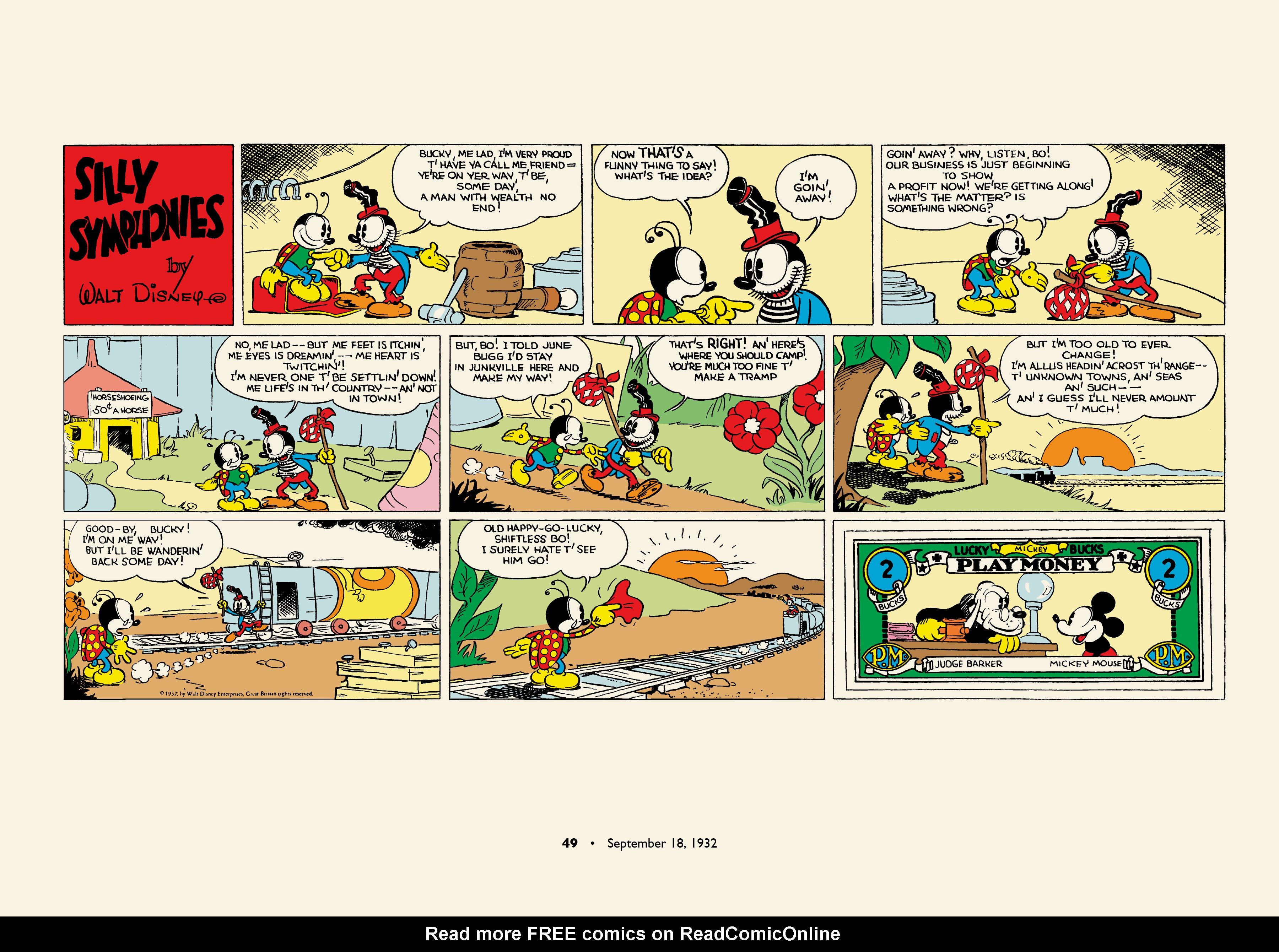 Read online Walt Disney's Silly Symphonies 1932-1935: Starring Bucky Bug and Donald Duck comic -  Issue # TPB (Part 1) - 49