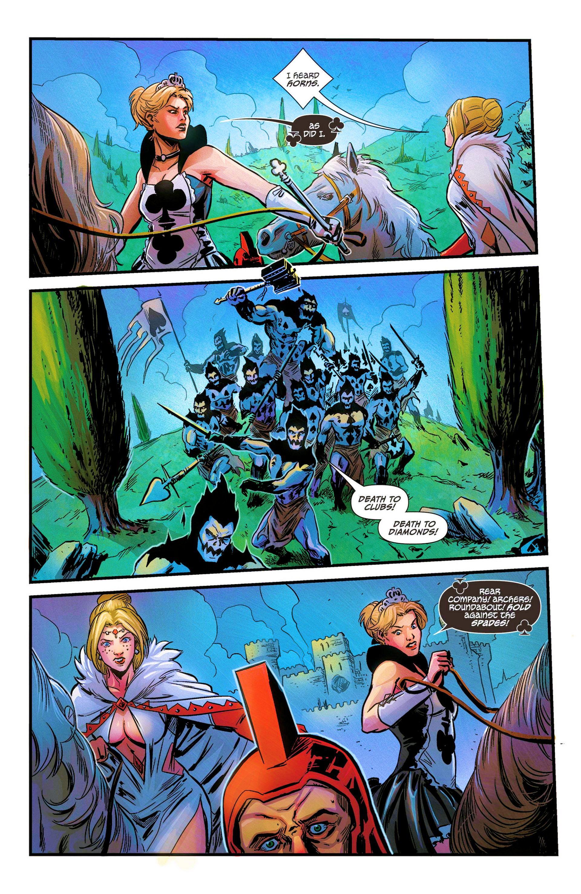 Read online Grimm Fairy Tales presents Wonderland: Clash of Queens comic -  Issue #5 - 10