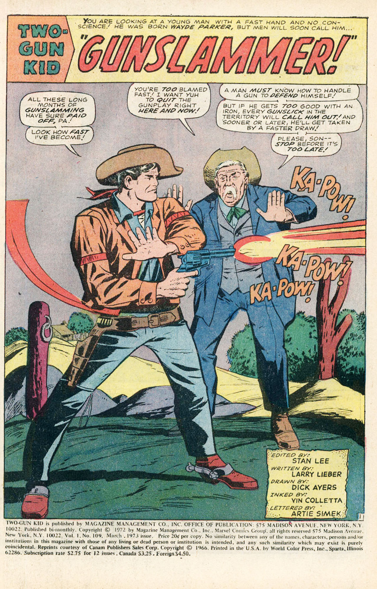Read online Two-Gun Kid comic -  Issue #109 - 3