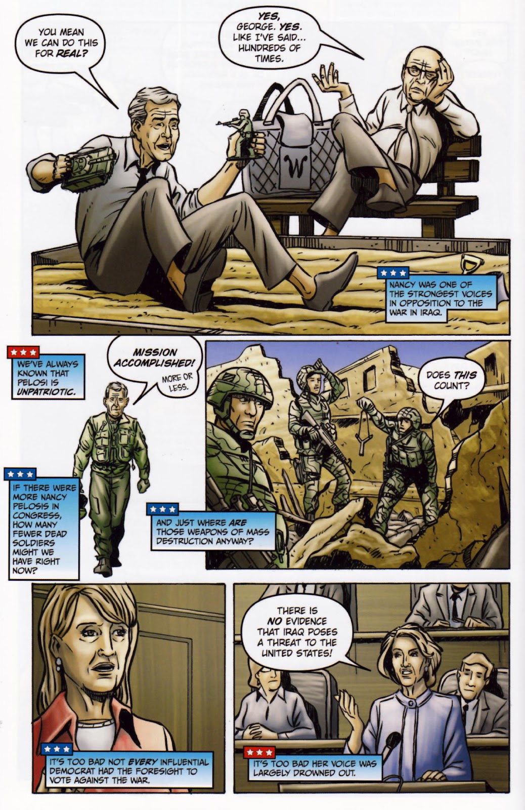 Female Force: Nancy Pelosi issue Full - Page 19