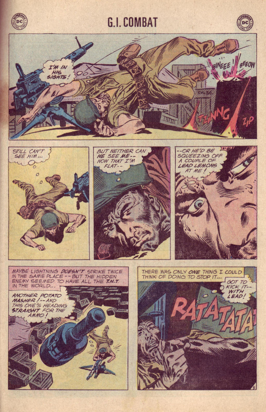 Read online G.I. Combat (1952) comic -  Issue #144 - 53