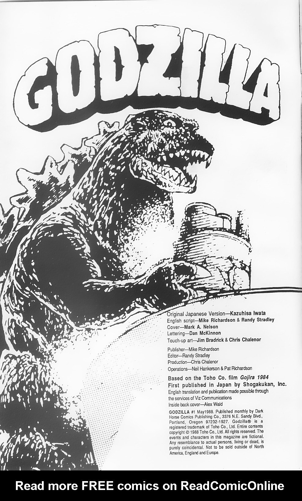 Read online Godzilla (1988) comic -  Issue #1 - 2