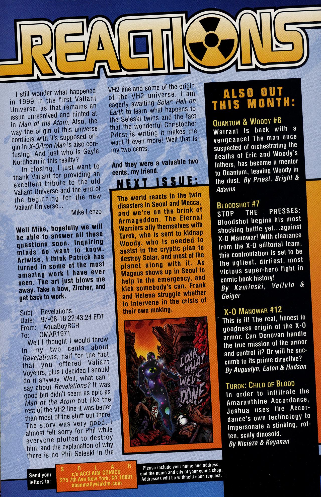 Read online Solar, Man of the Atom: Hell on Earth comic -  Issue #1 - 26