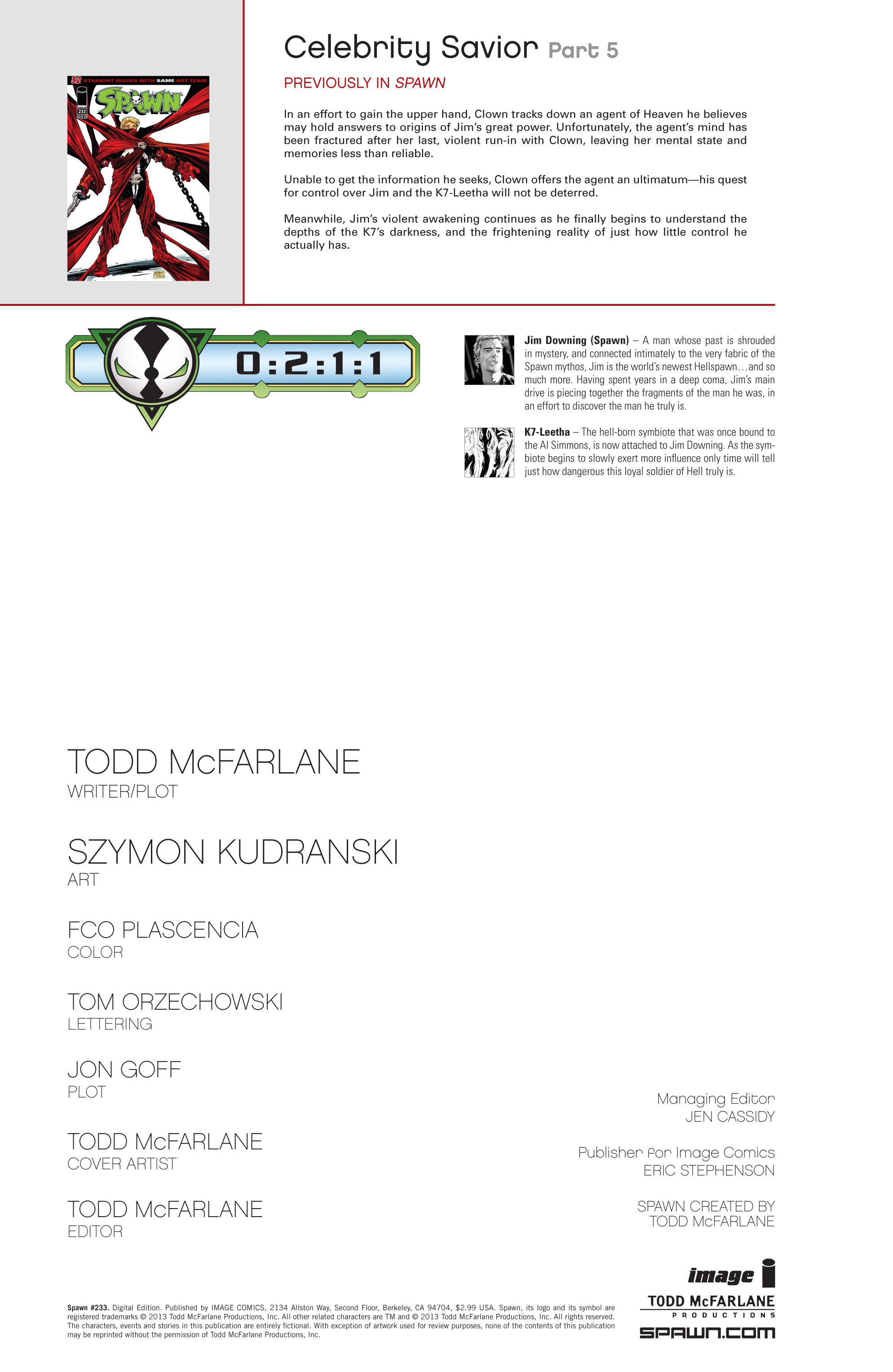 Read online Spawn comic -  Issue #233 - 2