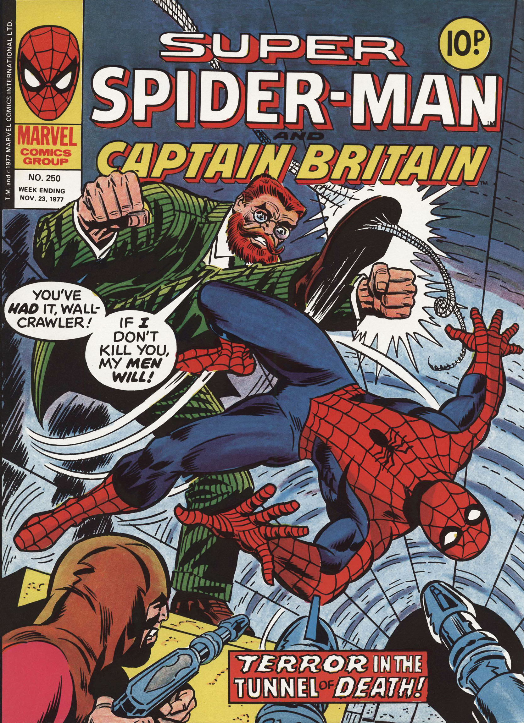 Read online Super Spider-Man and Captain Britain comic -  Issue #250 - 1