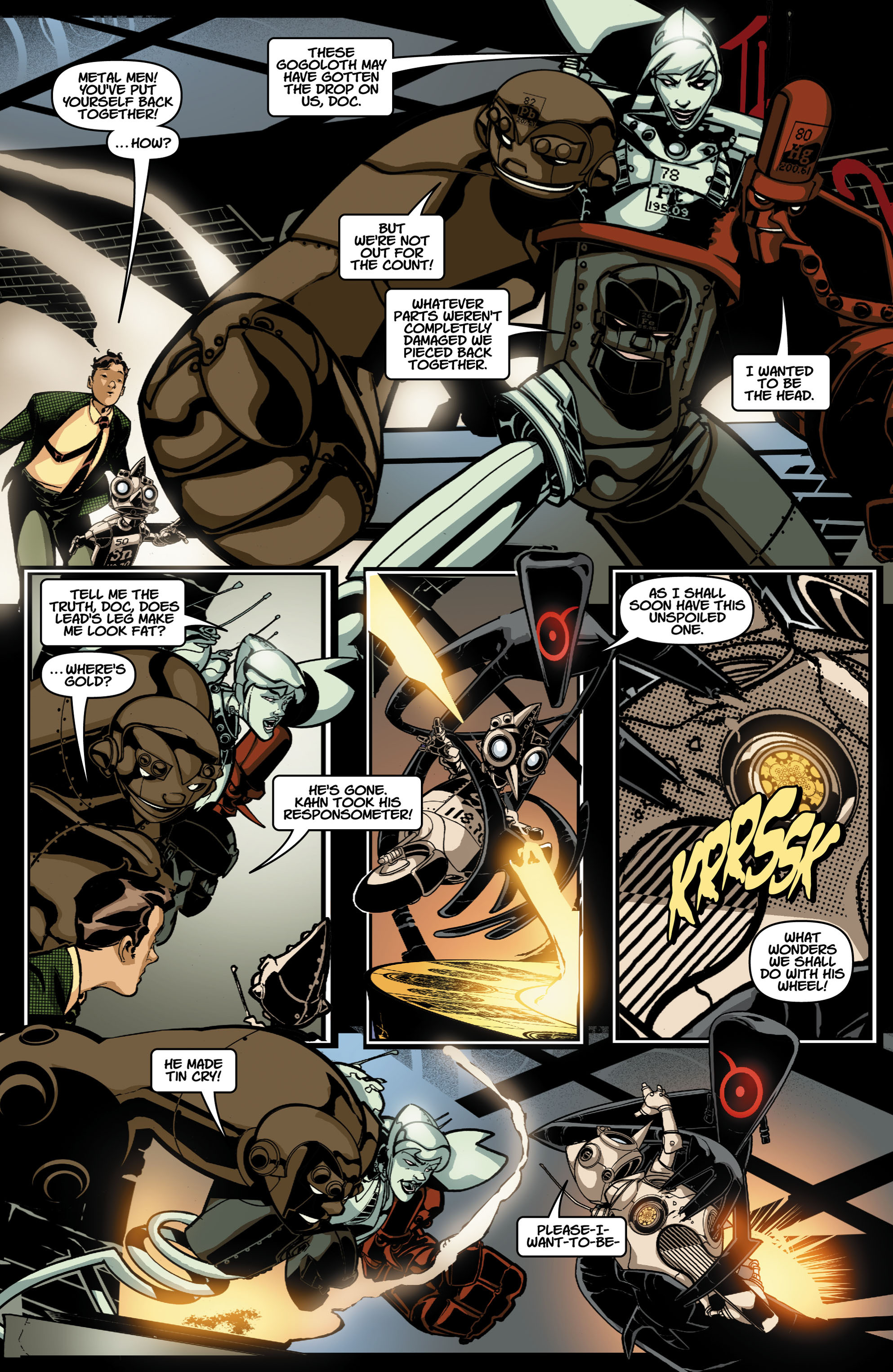 Read online Metal Men (2007) comic -  Issue #6 - 7