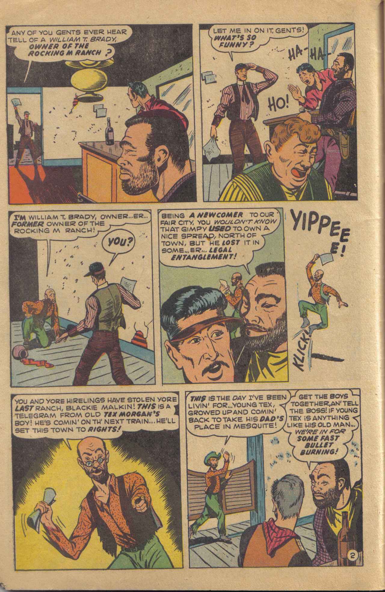 Read online Tex Morgan comic -  Issue #1 - 4