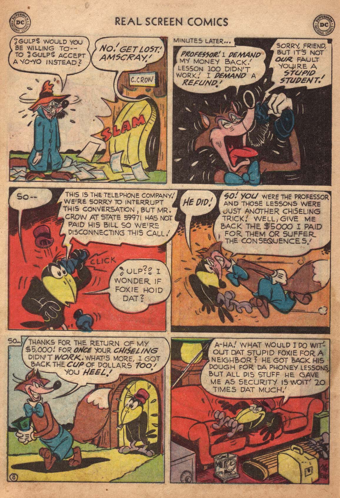 Read online Real Screen Comics comic -  Issue #42 - 9