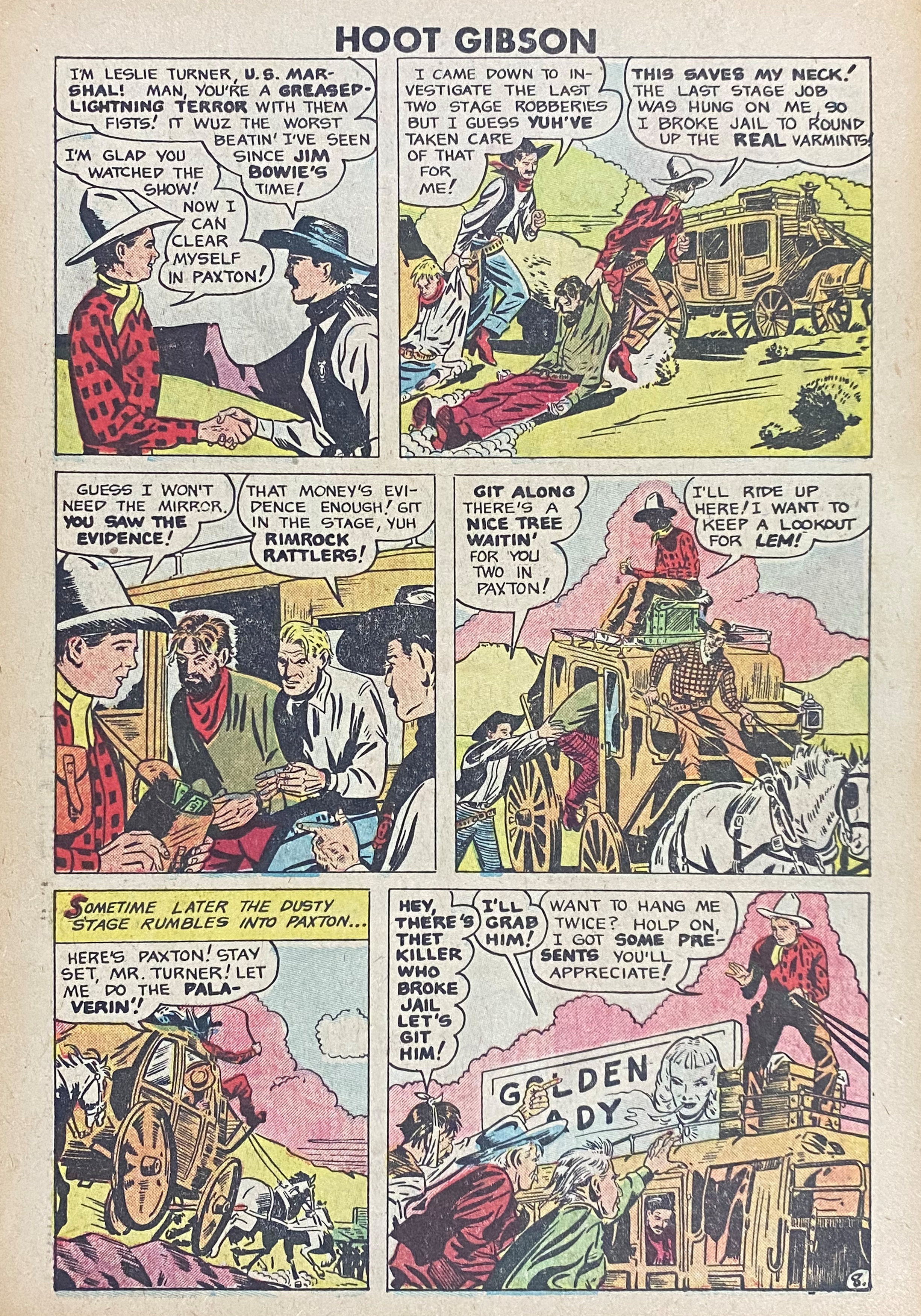 Read online Hoot Gibson comic -  Issue #3 - 9