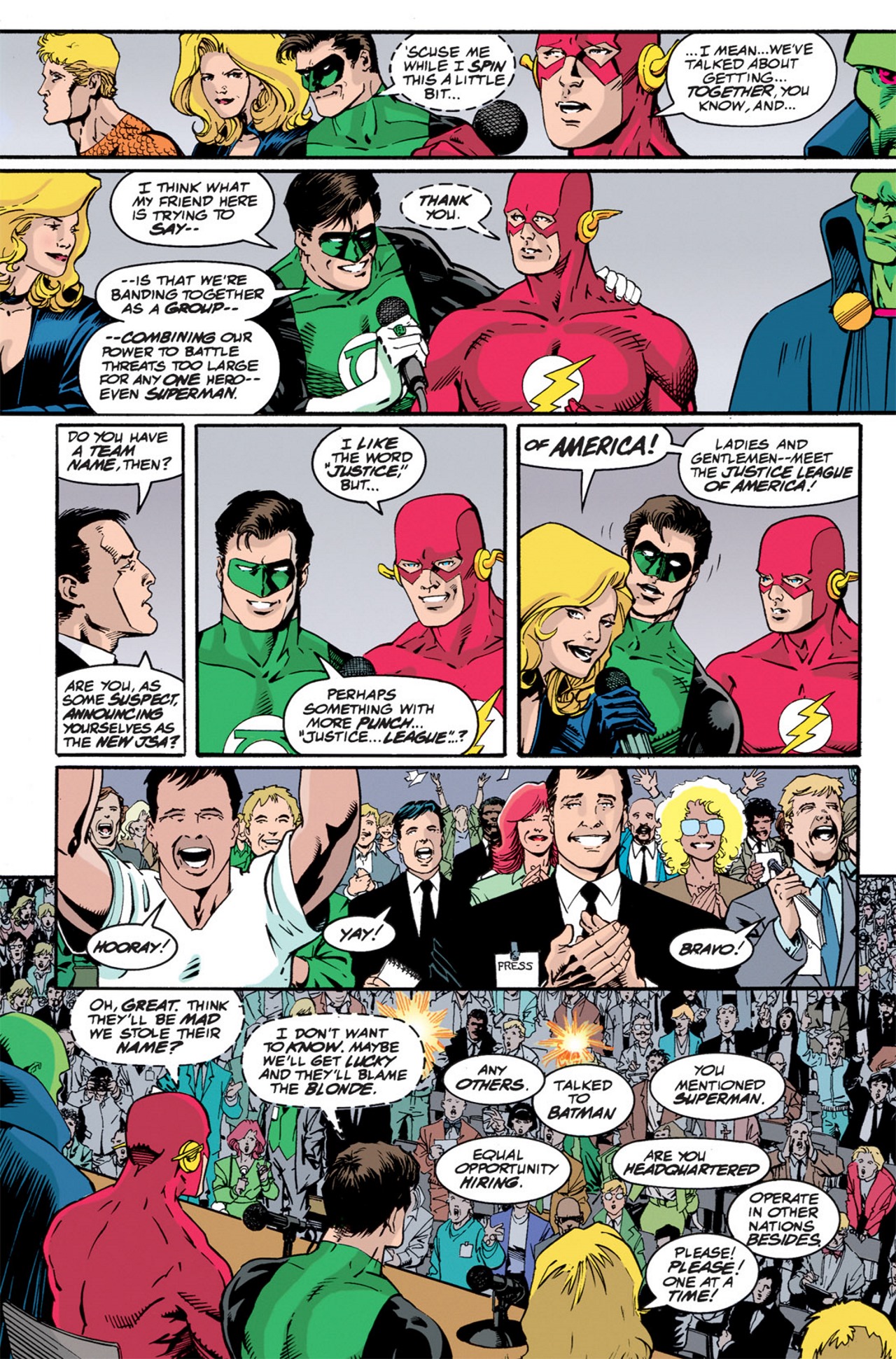 Read online JLA: Year One comic -  Issue #2 - 8