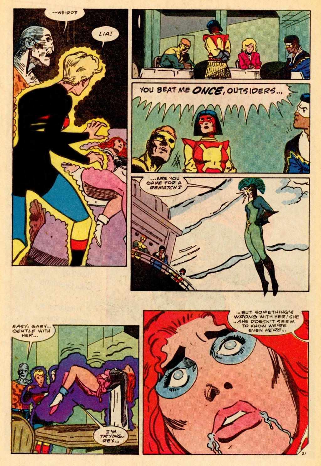 Read online Adventures of the Outsiders comic -  Issue #37 - 22