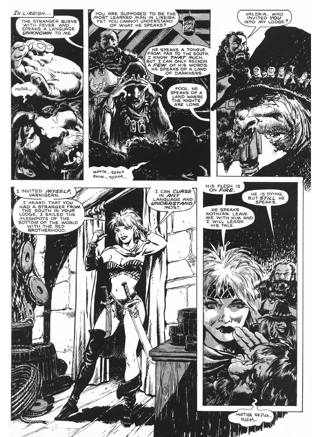 Read online The Savage Sword Of Conan comic -  Issue #170 - 15