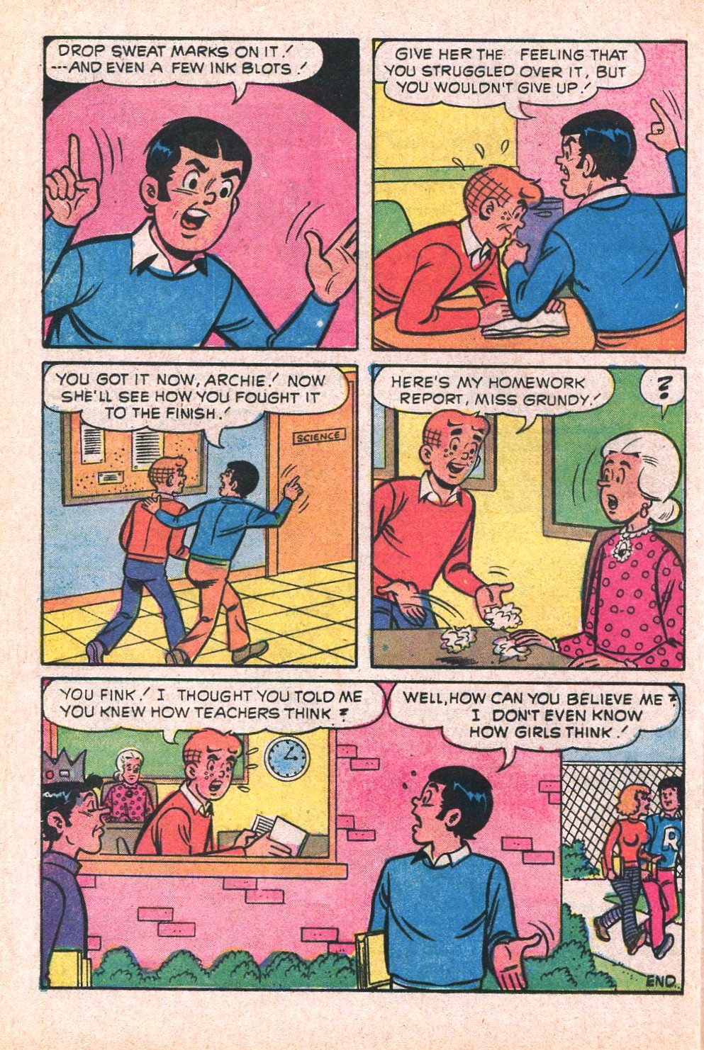 Read online Reggie and Me (1966) comic -  Issue #69 - 24